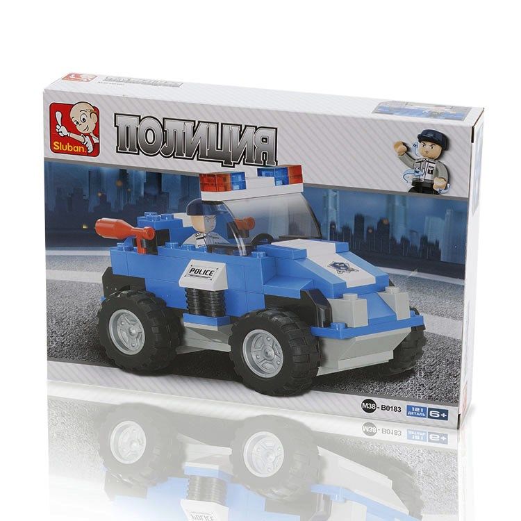 Конструктор «Полиция и спецназ. Автомобиль полицейского спецназа», 121 деталь — картинка 2