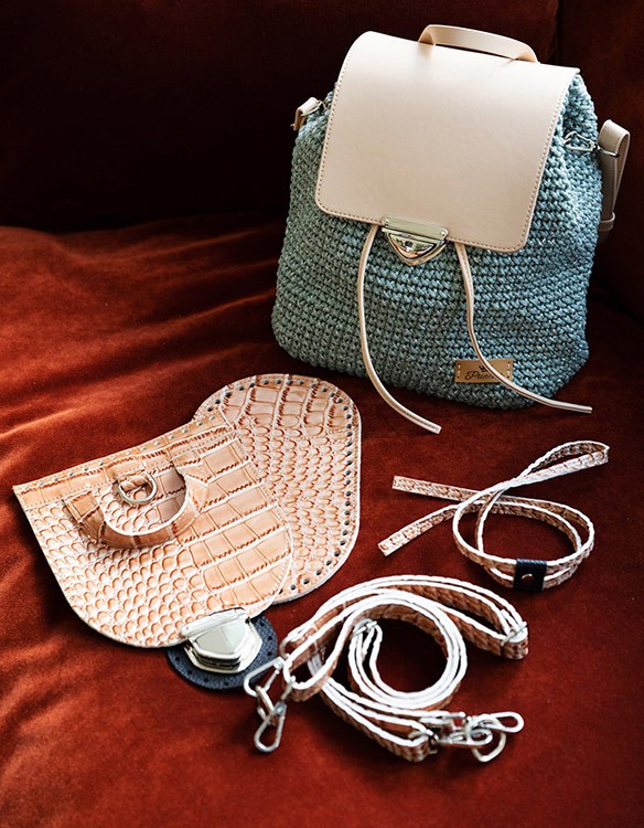 Набор для вязаного рюкзака «Амарант», Gamma — картинка 8