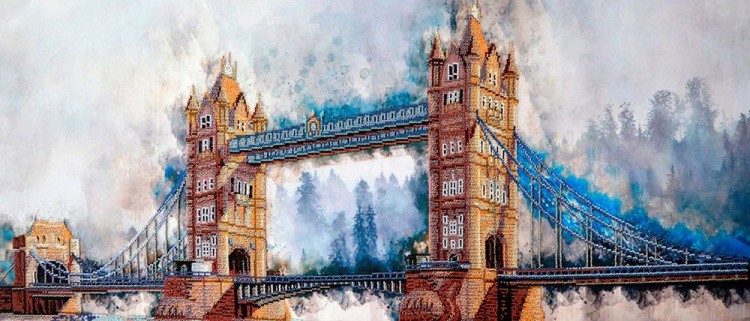 Набор для вышивания «Легендарный лондонский мост»