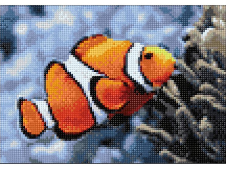 Алмазная вышивка «Рыбка-клоун» — картинка 2