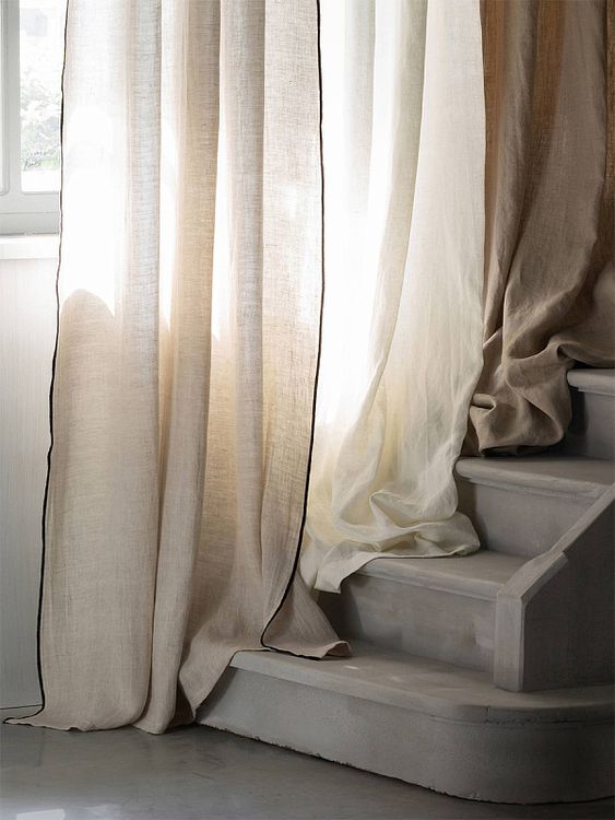 Ткань Лен, 140 г/м², 5 м x 150 см, цвет: бежевый, TBY — картинка 5