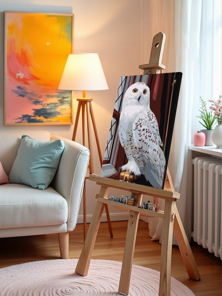 Картина по номерам Гарри Поттер сова Букля в Хогвартсе — картинка 10