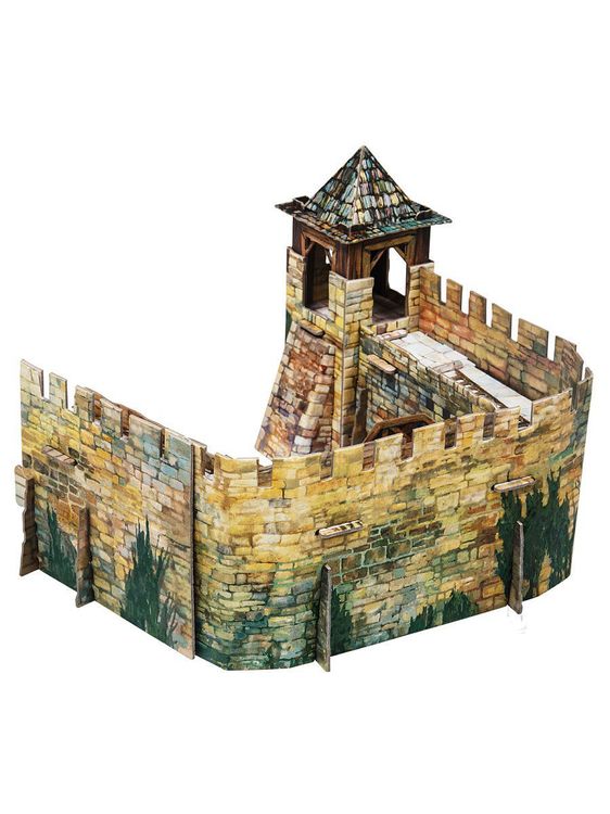 Сборная модель из картона «Крепостная стена» — картинка 3