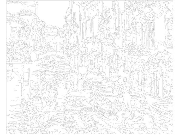 Картина по номерам «Венеция» — картинка 3