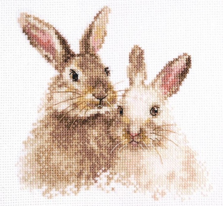 Набор для вышивания «Милые кролики»