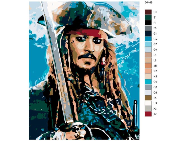 Картина по номерам «Пираты Карибского моря» — картинка 2