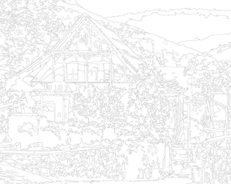 Картина по номерам «Армения: город Дилижан, горы 40x50» — картинка 3