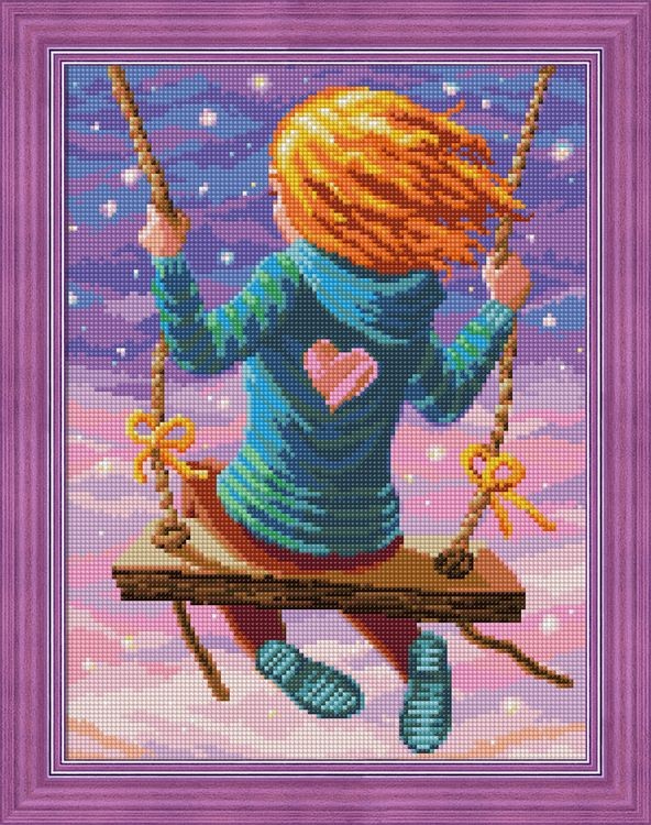 Алмазная вышивка «Крылатые качели» — картинка 2