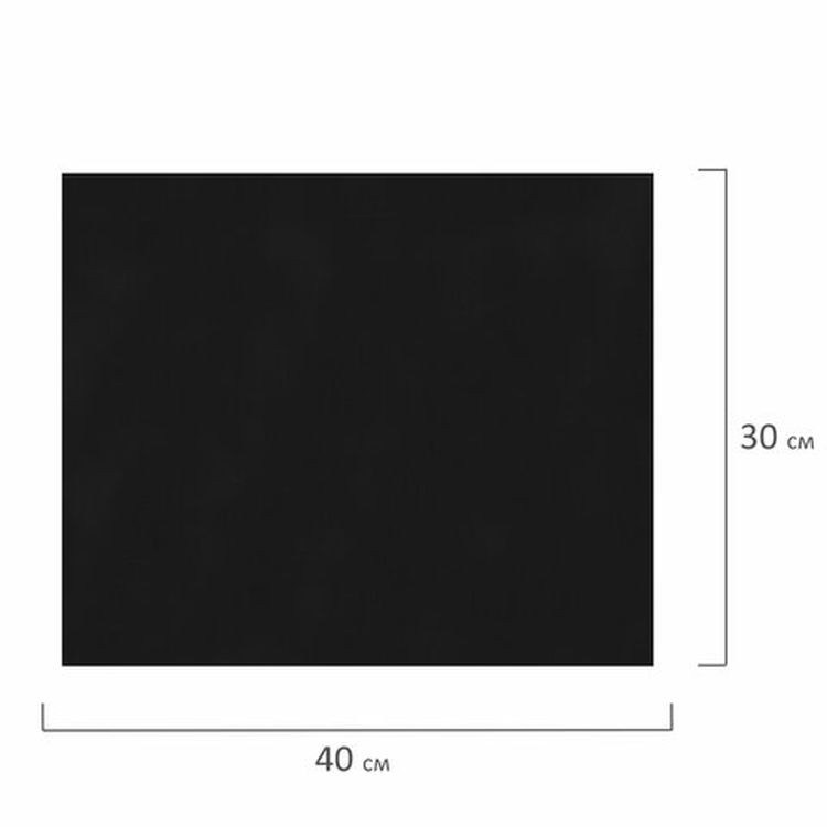 Холст черный на картоне (МДФ), 30х40  см, грунт, хлопок, мелкое зерно, BRAUBERG ART CLASSIC — картинка 6