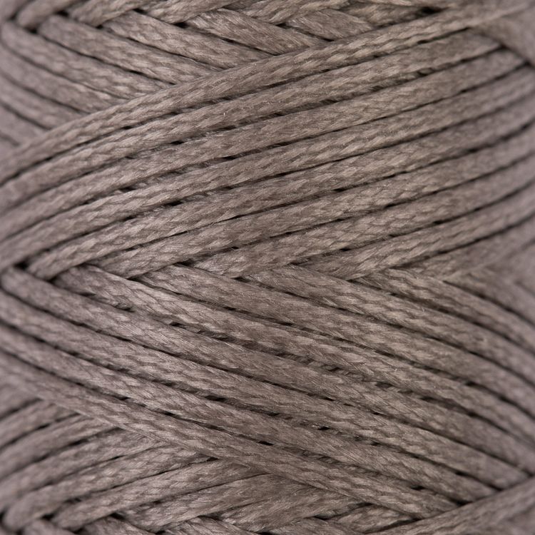 Нитки для кожи вощёные, плоские, 0,8 мм, 25 м, цвет: серый, Промысел — картинка 2