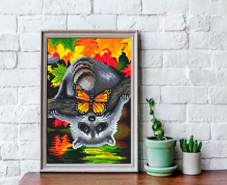 Алмазная вышивка «Неожиданная встреча» — картинка 3