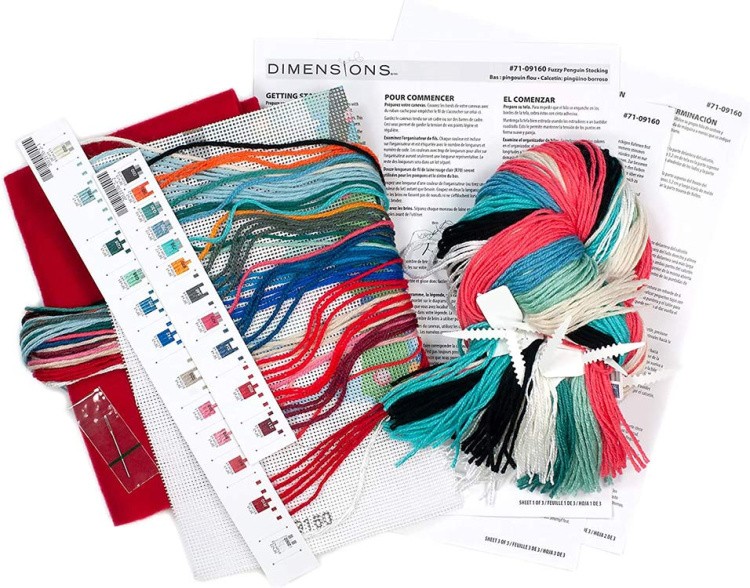 Набор для вышивания «Сапожок. Пушистый пингвин» — картинка 3