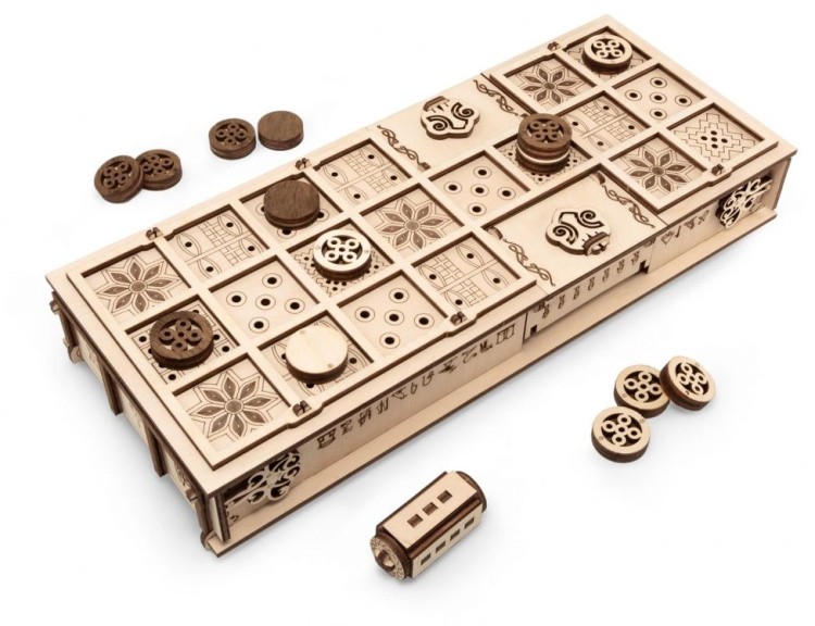 Настольная игра 3D EWA Gameset «Ур и Сенет», 237 деталей — картинка 3