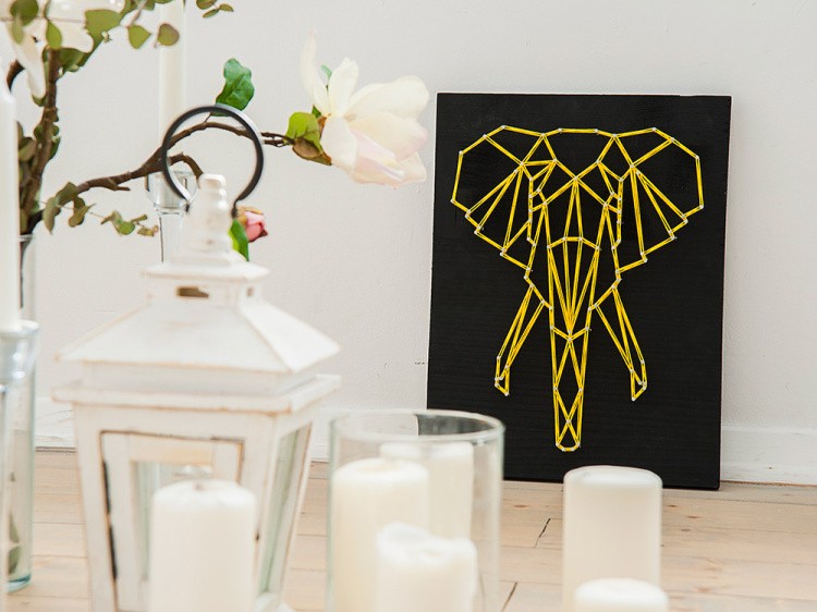 Набор для творчества STRING ART «Слон минимализм» — картинка 8