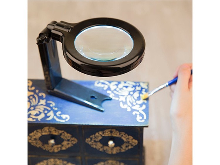 Лупа складная с подсветкой, увеличение Х2, FERSTEL — картинка 4