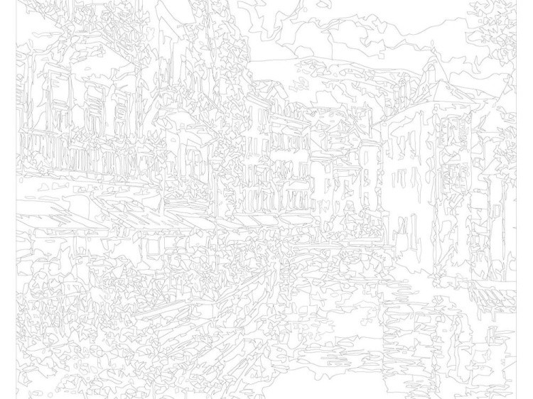 Картина по номерам «Каналы Венеции» — картинка 3