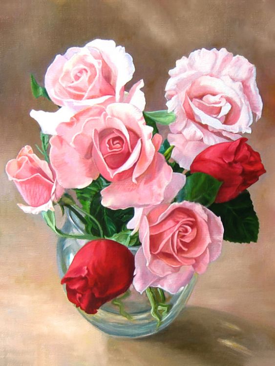 Алмазная вышивка «Розы» — картинка 2