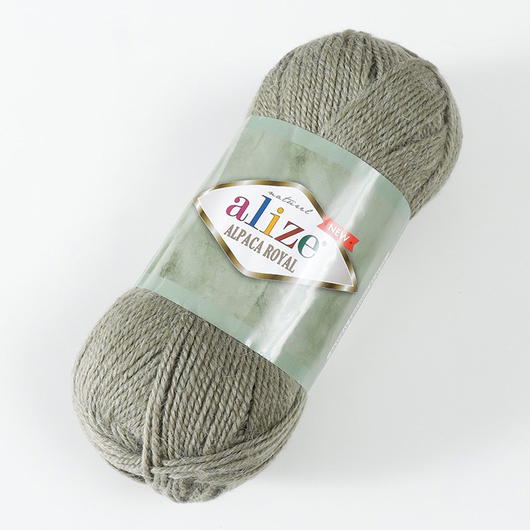Пряжа ALIZE Alpaca royal new (285), зеленый, 5 шт. по 100 г — картинка 2