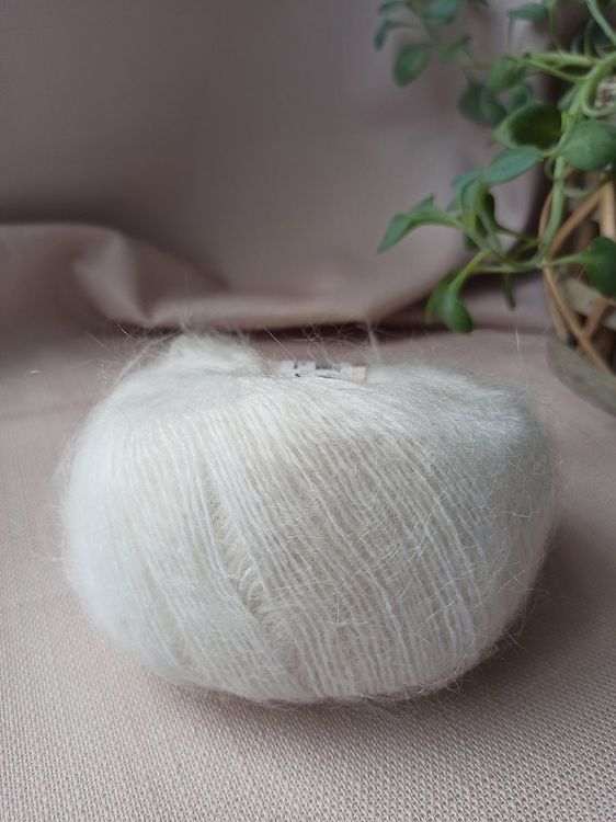 Пряжа Камтекс Мохер Голд (205), белый, 5 шт. по 50 г — картинка 3