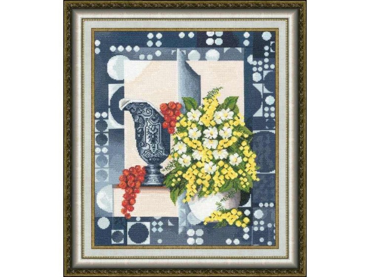 Набор для вышивания «Натюрморт с мимозой» — картинка 2