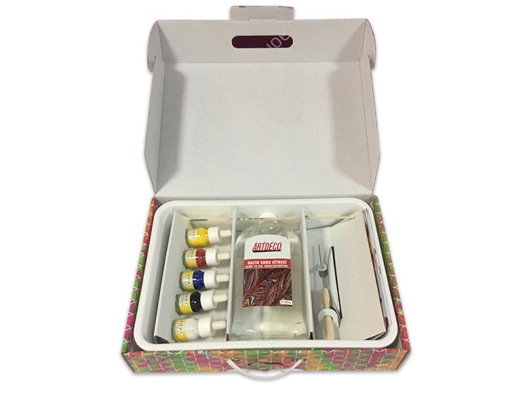 Набор для эбру 5 цветов, ArtDeco — картинка 3