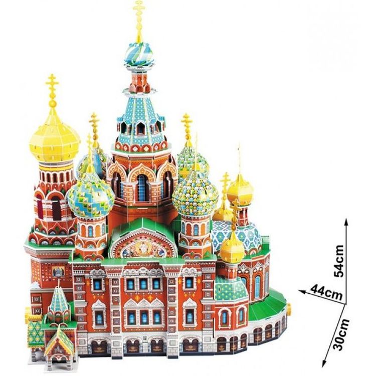 3D-пазл CubicFun Собор Воскресения Христова (Россия) — картинка 2