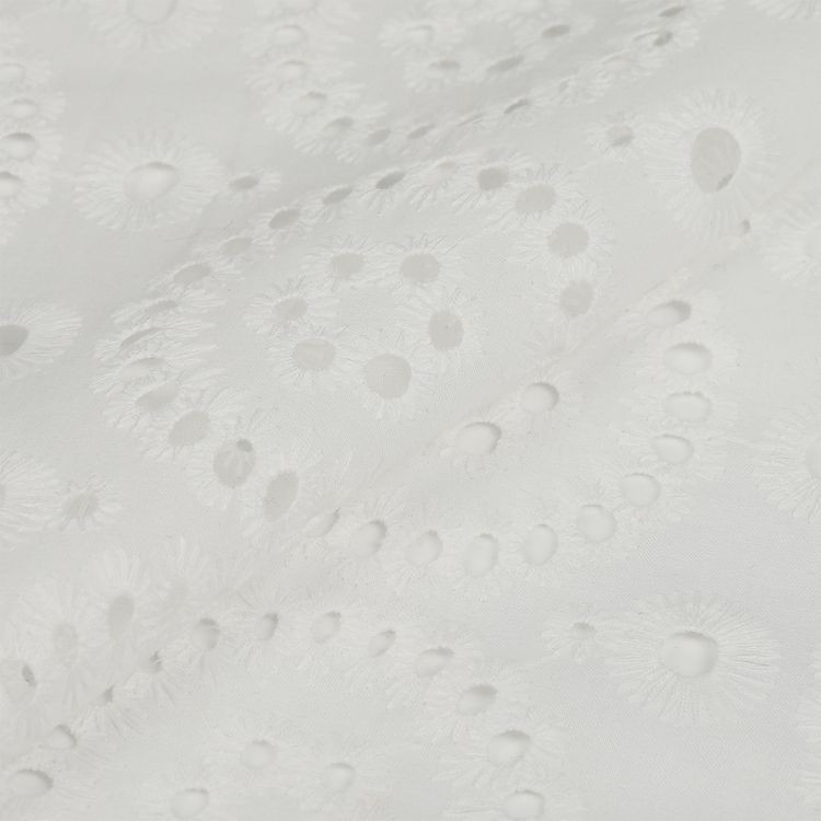 Ткань шитье, 10 м x 150 см, 100 г/м², цвет: белый, TBY — картинка 4