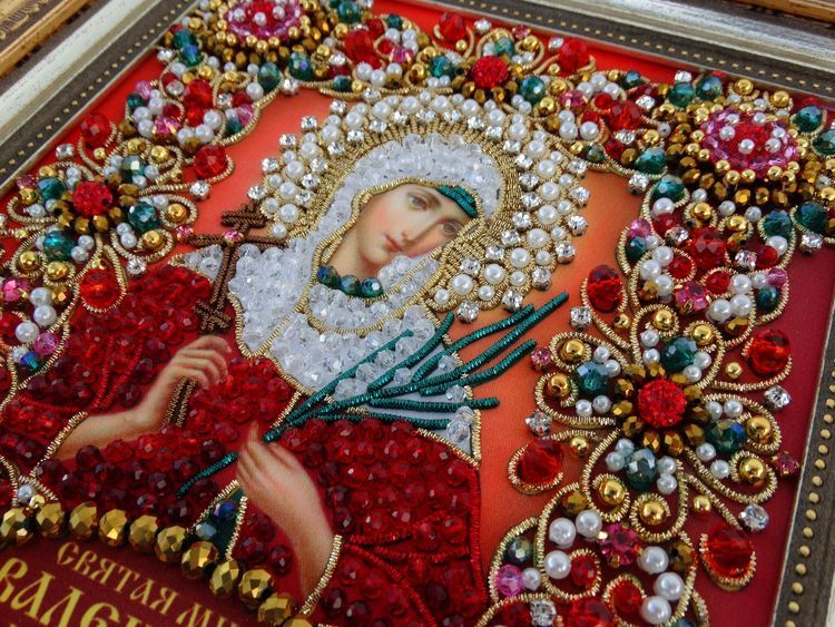 Набор вышивки хрустальными камнями «Святая Валентина» — картинка 6