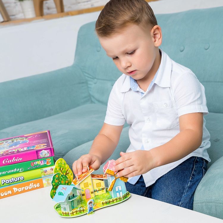 3D пазл Лесной домик 1 — картинка 3