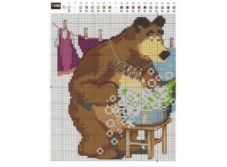 Набор для вышивания «Большая стирка» — картинка 2