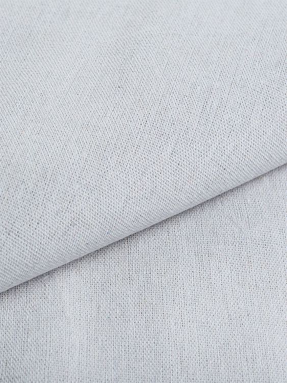 Ткань льняная, 1 м x 150 см, 140 г/м², цвет: белый, TBY — картинка 2