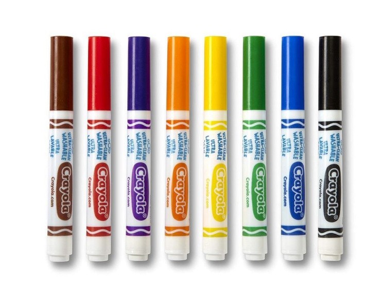 Смываемые фломастеры 8 шт., Crayola — картинка 4