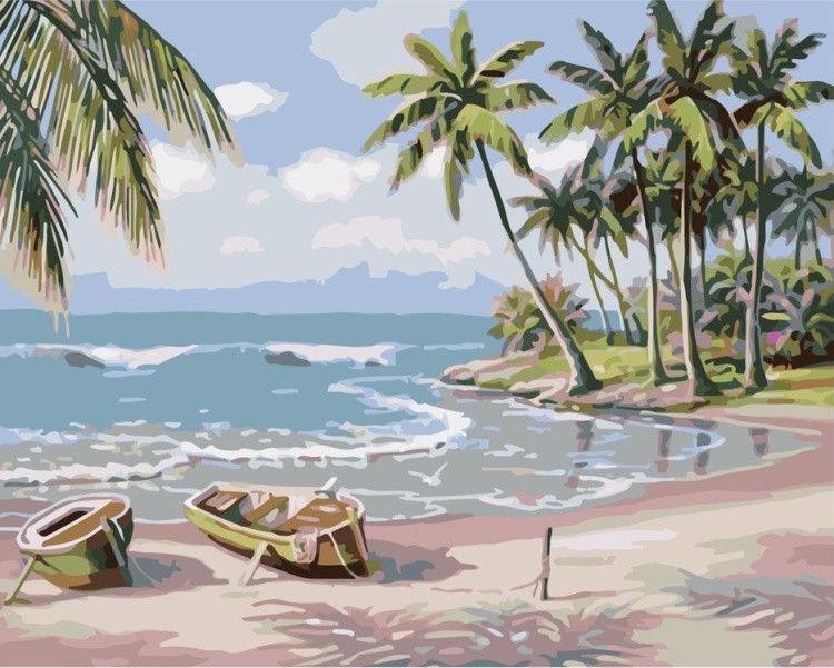 Картина по номерам «Тропический рай»