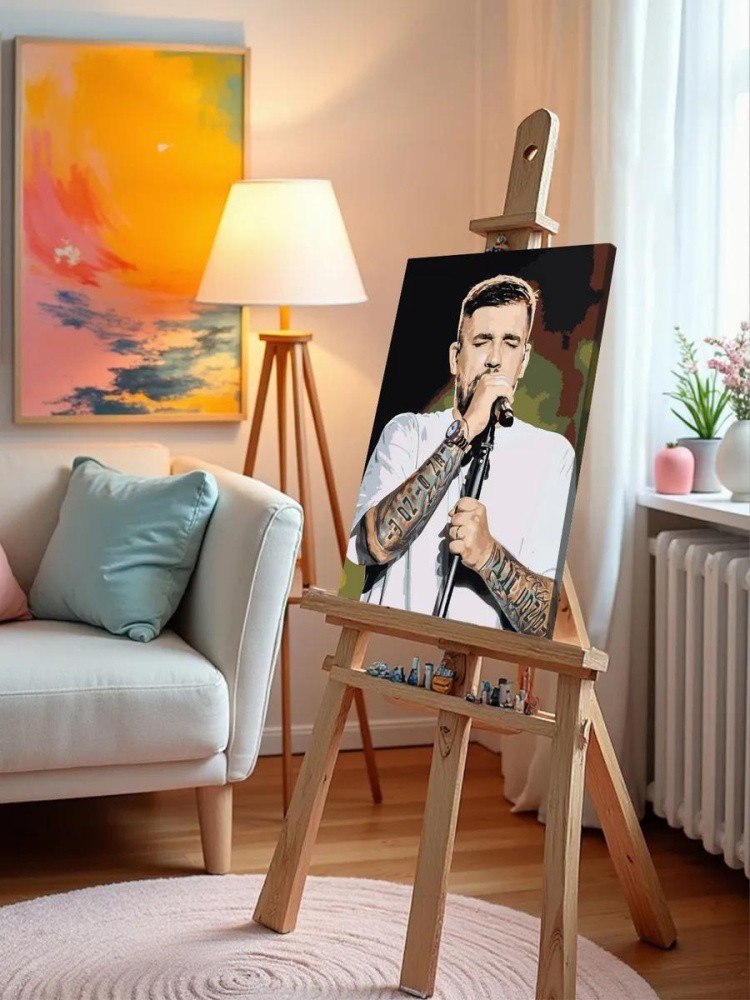 Картина по номерам «Рэпер Баста Василий Вакуленко 5» — картинка 10