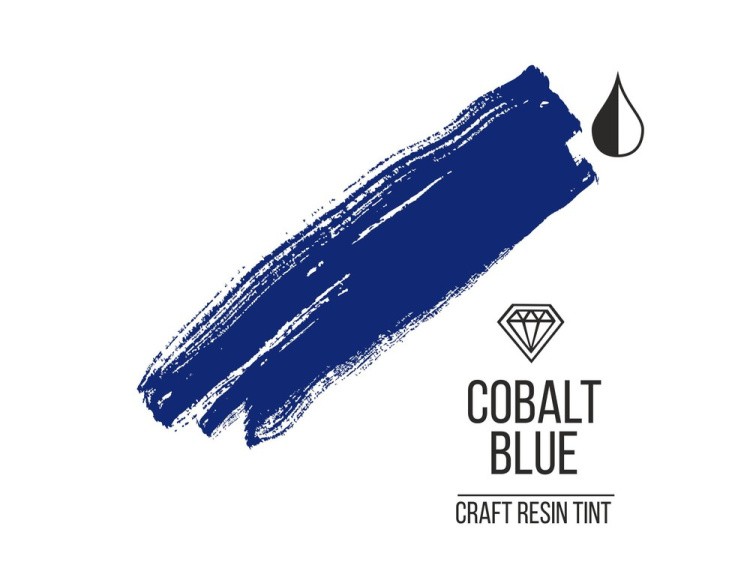 Краситель для смолы и полимеров синий кобальт 10 мл, CraftResinTint — картинка 2