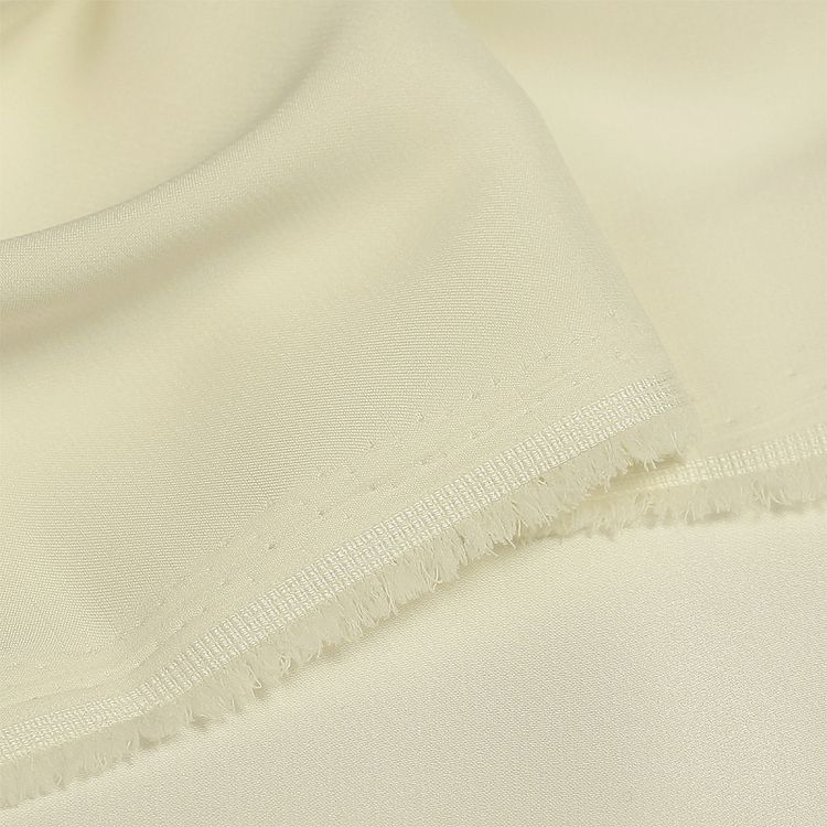 Ткань шелк Армани, 5 м, ширина 150 см, 90 г/м², цвет: 73 молочный (аивори), TBY — картинка 4