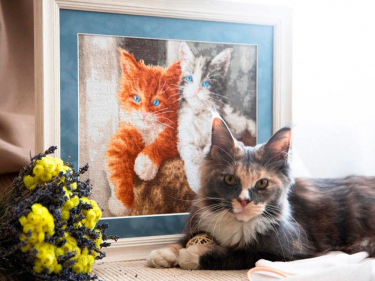 Набор для вышивания «Пушистые котята» — картинка 5