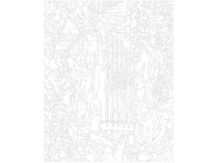 Картина по номерам «Абстрактная гитара» — картинка 3