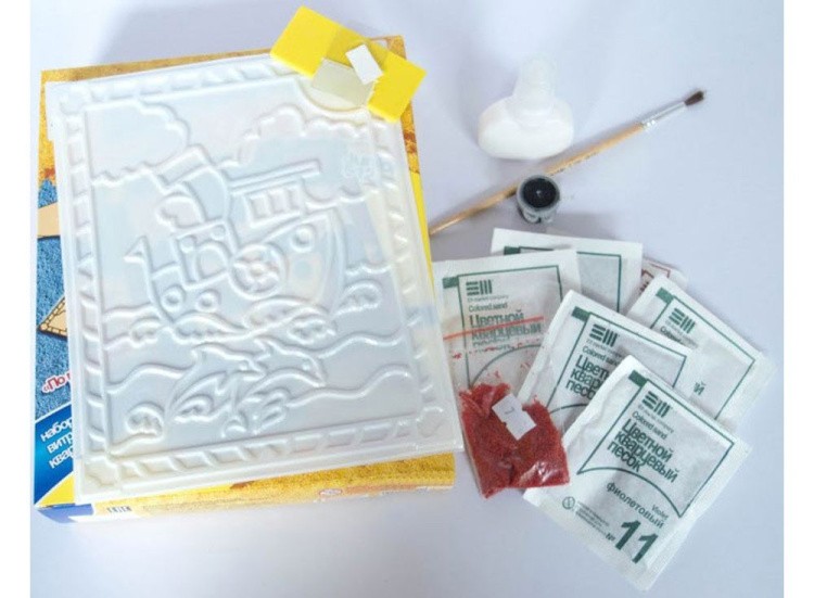 Витражная фреска «По морям, по волнам» — картинка 3