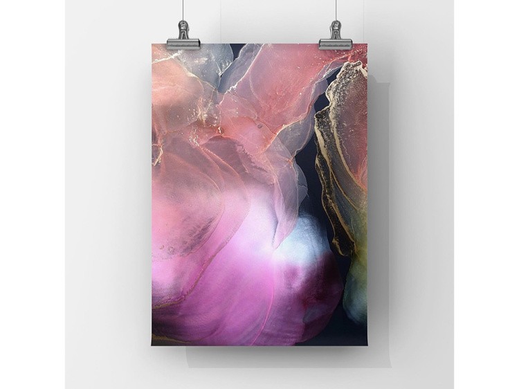 Бумага для рисования алкогольными чернилами, 25x35 см, 20 шт. Art Ink Plastik Black — картинка 3