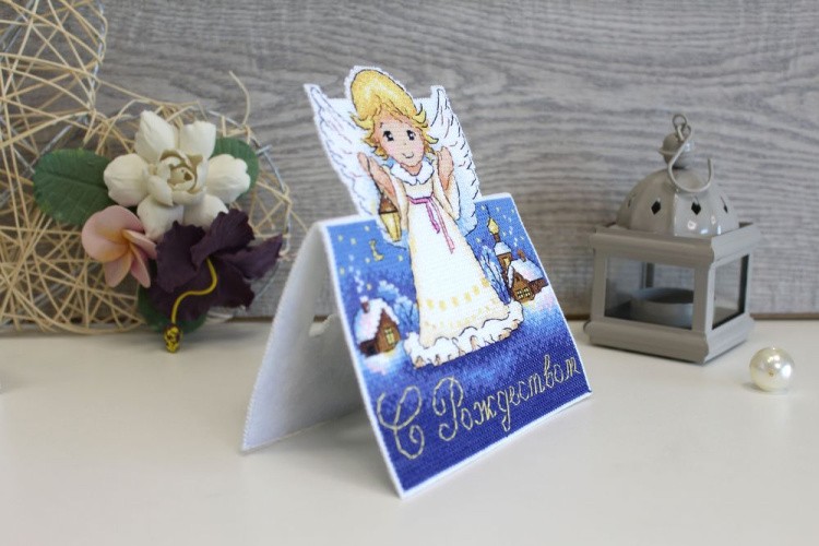 Набор для вышивания «Открытка. Рождество» — картинка 2