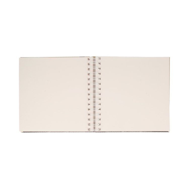 Скетчбук «Журавли», обложка твердая, бумага тонированная, 80 г/м2, 19,5х19,5 см, на гребне, 80 л., Аква-колор — картинка 2