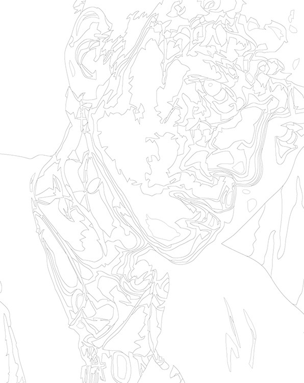 Картина по номерам «Три дня дождя: Глеб Викторов портрет» — картинка 3