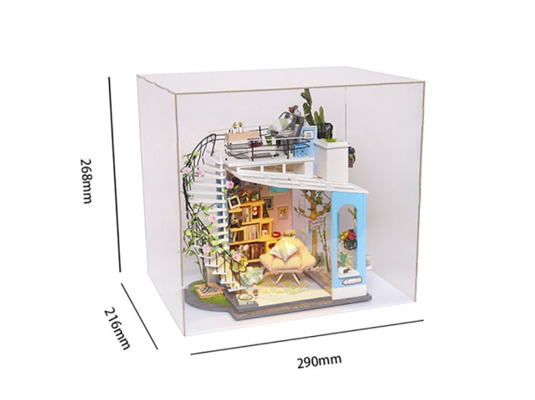 Набор для создания миниатюры (румбокс) «Уютный лофт» — картинка 2