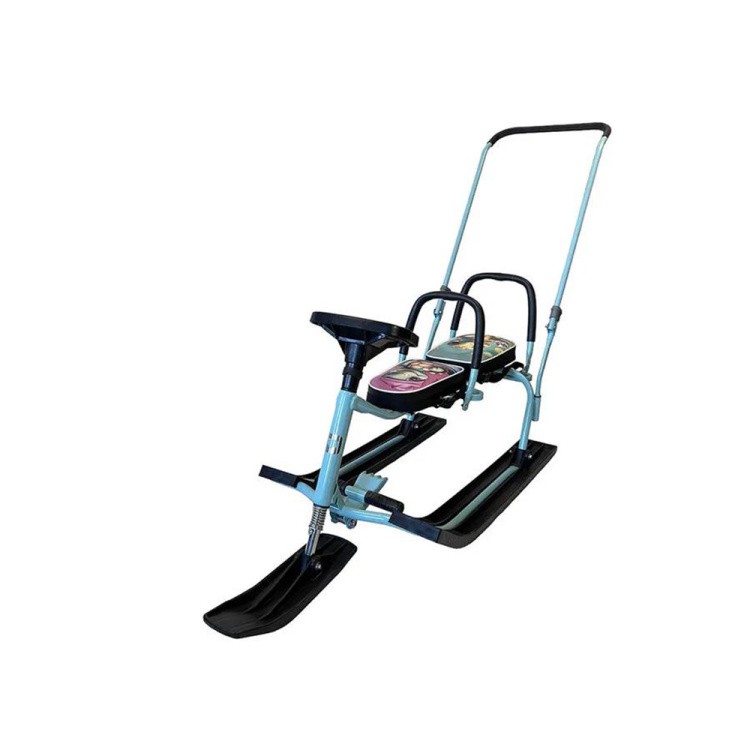 Снегокат детский 505 TWINS BABY PUSH для двоих со спинкой — картинка 6