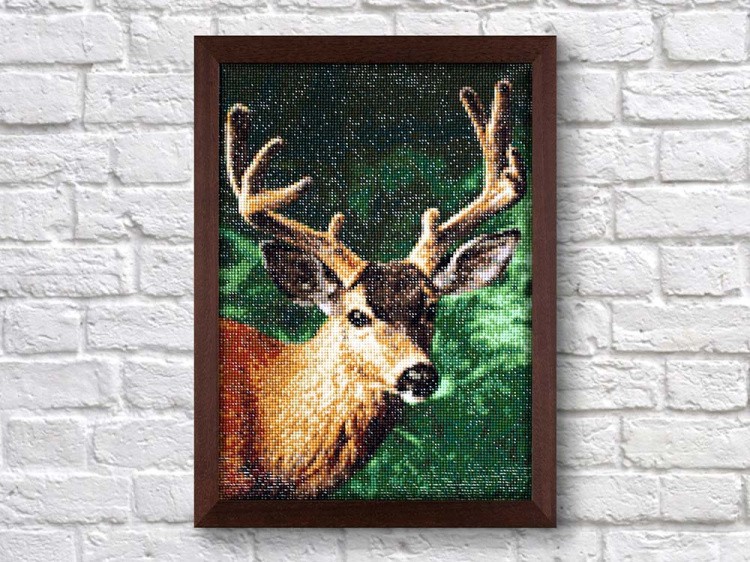 Алмазная вышивка «Лесной олень» — картинка 3