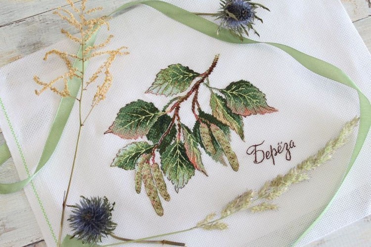 Набор для вышивания «Дары природы. Берёза» — картинка 2