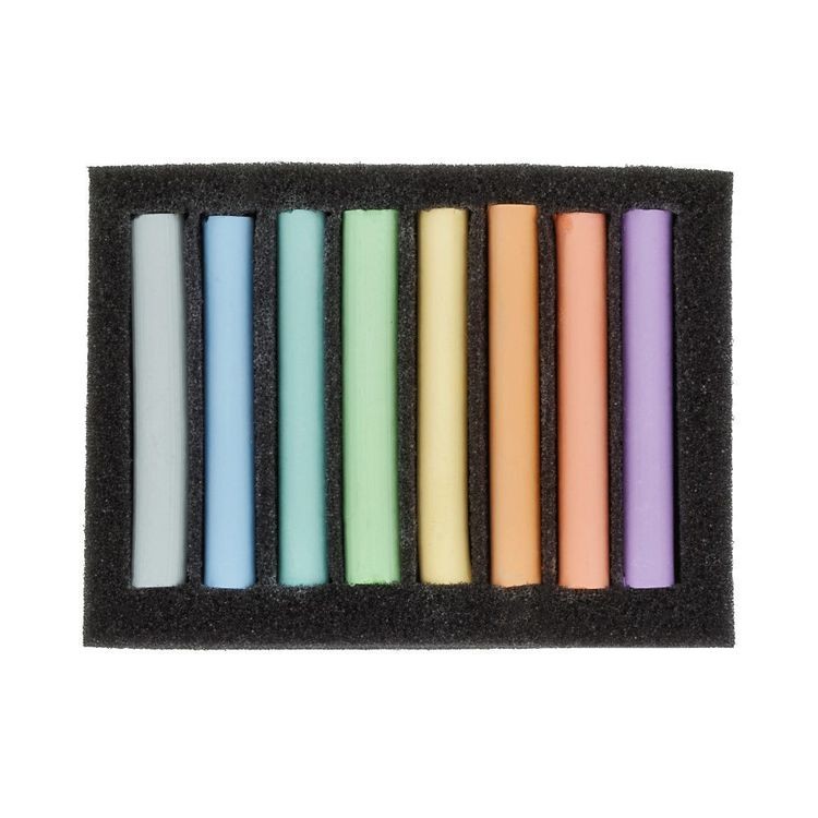 Пастель, набор 8 цв., Аква-колор — картинка 2