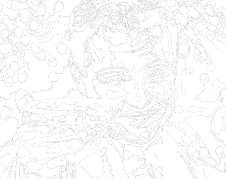 Картина по номерам «Мем: Великий Гэтсби, Леонардо Ди Каприо - Бокал за тех, кто..» — картинка 3