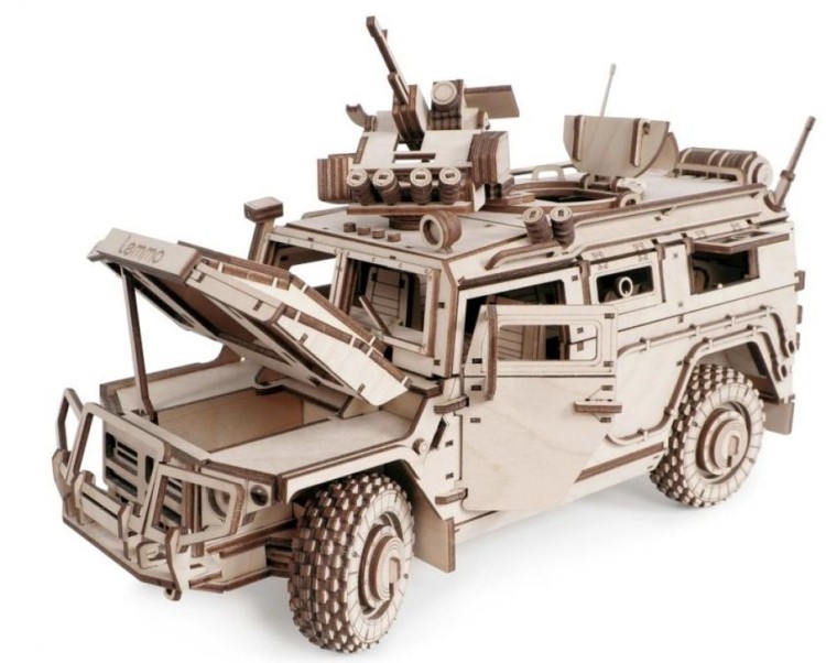 Конструктор из дерева «Бронеавтомобиль Лигер», Lemmo — картинка 2